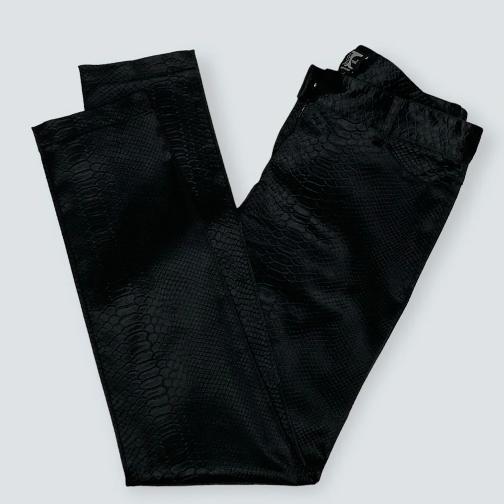 TRICOT CHIC Black “Scales” pattern Women’s Dress Pants Size US 8 NWOT - Picture 9 of 9